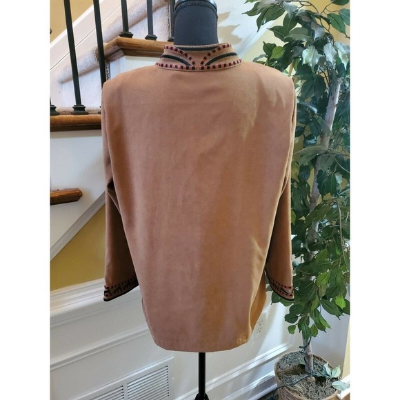 Bob Mackie Native American Design Jacket SZ L - Picture 7 of 11